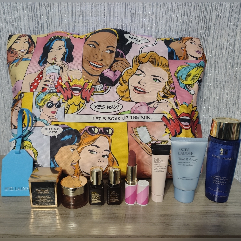 Estee Lauder Skincare Set & Large Tote Bag